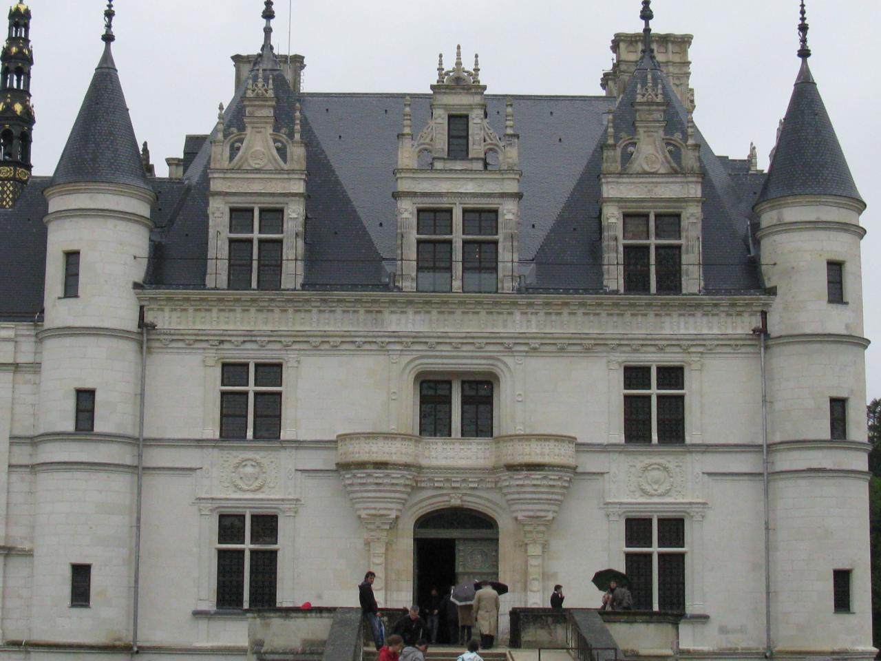 Val de loire.Château de Chenonceau, un des plus beaux de France