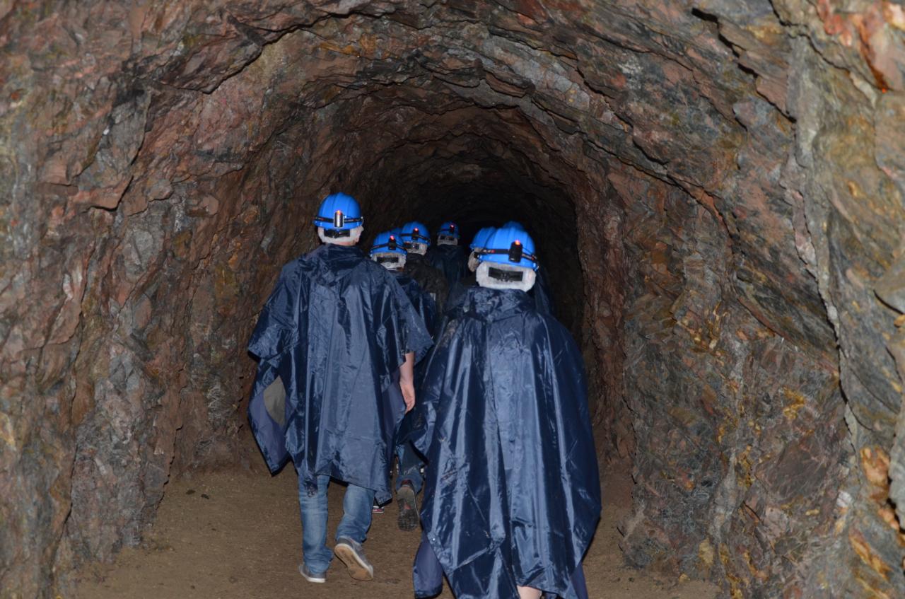 Visite des mines Tellure du Val d'Argent , St. Marie aux Mines