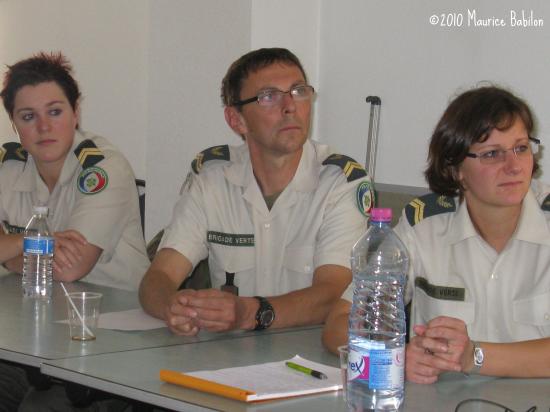 Formation NAC's du 12 Octobre 2010 , locaux de la Brigade Verte à Soultz